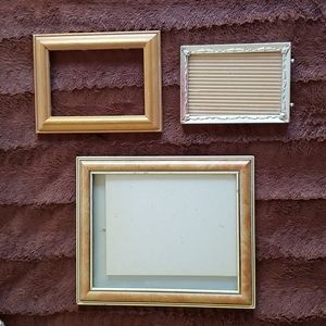Lot of 3 picture frames